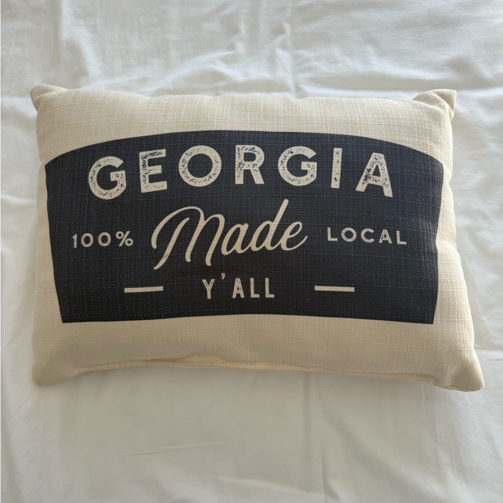 Georgia Made Local Pillow